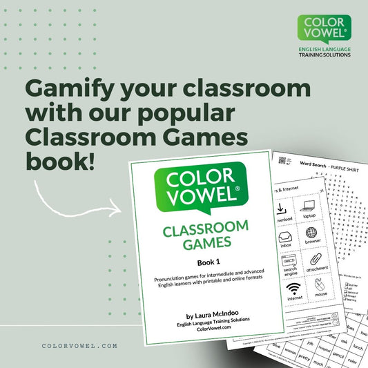 Color Vowel® Classroom Games Book 1