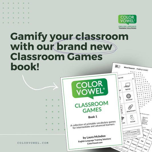 **NEW** Color Vowel® Classroom Games Book 1
